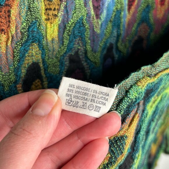 Funky chunky chevron multicolor scarf - Picture 4 of 5